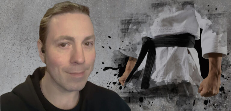 Photo of John Carlow, karate instructor and user of POWERbreathe for reducing asthma attacks